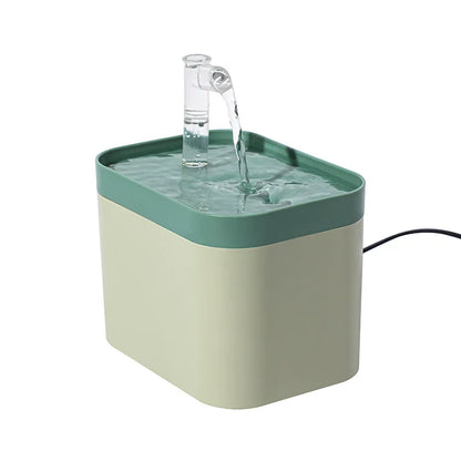 1000ml Automatic Pet Water Fountain Transparent USB Power Cat Water Dispenser for Indoor Dog and Cat Water Feeding Supplies