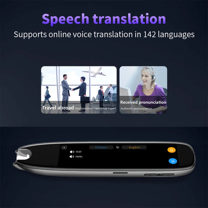 Translation Pen 142 Languages Smart Scanner Translator Pen Intelligent Scanning Point Reading Recording Pen for Teacher Student