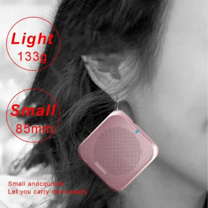 Rolton K400 Portable Voice Amplifier Megaphone Booster 4 Colors Portable Wired Mini Audio Speaker FM Radio MP3 Teacher Training