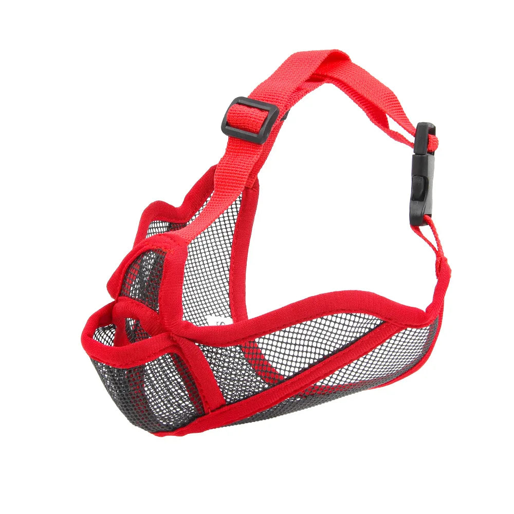 Summer French Bulldog Short Nosed Adjust Pet Muzzle for Dogs Face Shield Pug Mascotas Accessories Prevent Accidental Ingestion