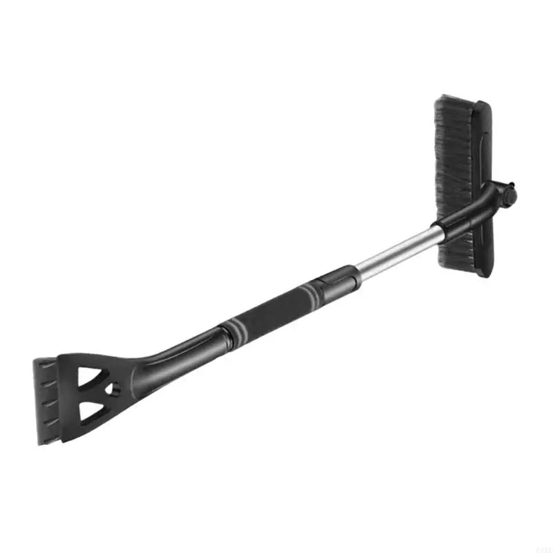 2025 New Three Function Auto Ice Scraper Removal Tool Detachable Design 34 Inch Extendable Rod Foam Cushion Grip For Windshield