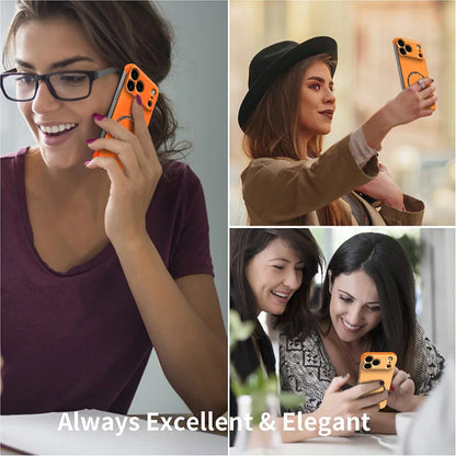 Magnetic Slim for iPhone 17 Pro Max Air Frameless Phone Cases Matte Anti-Scratch Hard PC Cover iPhoneAir 17Pro Shockproof Armor