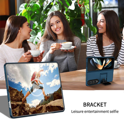 Anti-Shock Portable Stand Case for Samsung Galaxy Z Fold 7 6 4 5 5G fold7 fold6 Fold5 Fold3 Fold4 Fold 3 Phone Accessories Capa