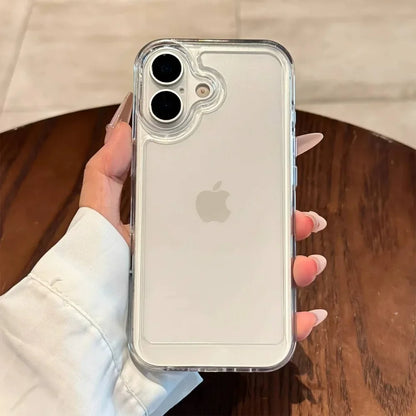 Transparent Acrylic Clear Phone Case For iPhone 17 Air 16 15 14 13 12 11 Pro Max Plus XS X XR Shock Proof Protection Back Cover