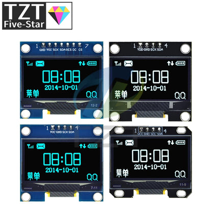 1.3 inch OLED module SPI/IIC I2C Communicate white/blue color 128X64 1.3 inch OLED LCD LED Display Module 1.3" OLED Module