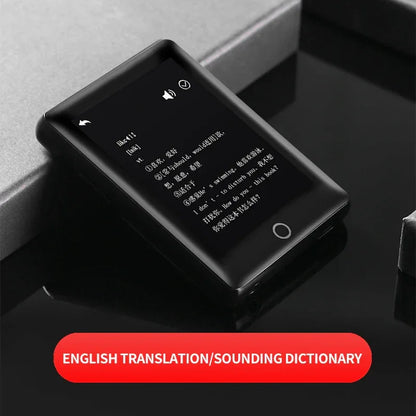 Metal Full Screen 3.0-inch MP3 Music Player Bluetooth 5.0 External Play Mini Portable Walkman/FM/eBook/Recorder MP4 Touch Screen