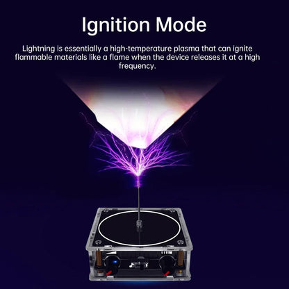 10cm Tesla Coil Arc Generator Touchable Artificial Lightning for Physics Teach Electromagnetic Science Popularization Experiment