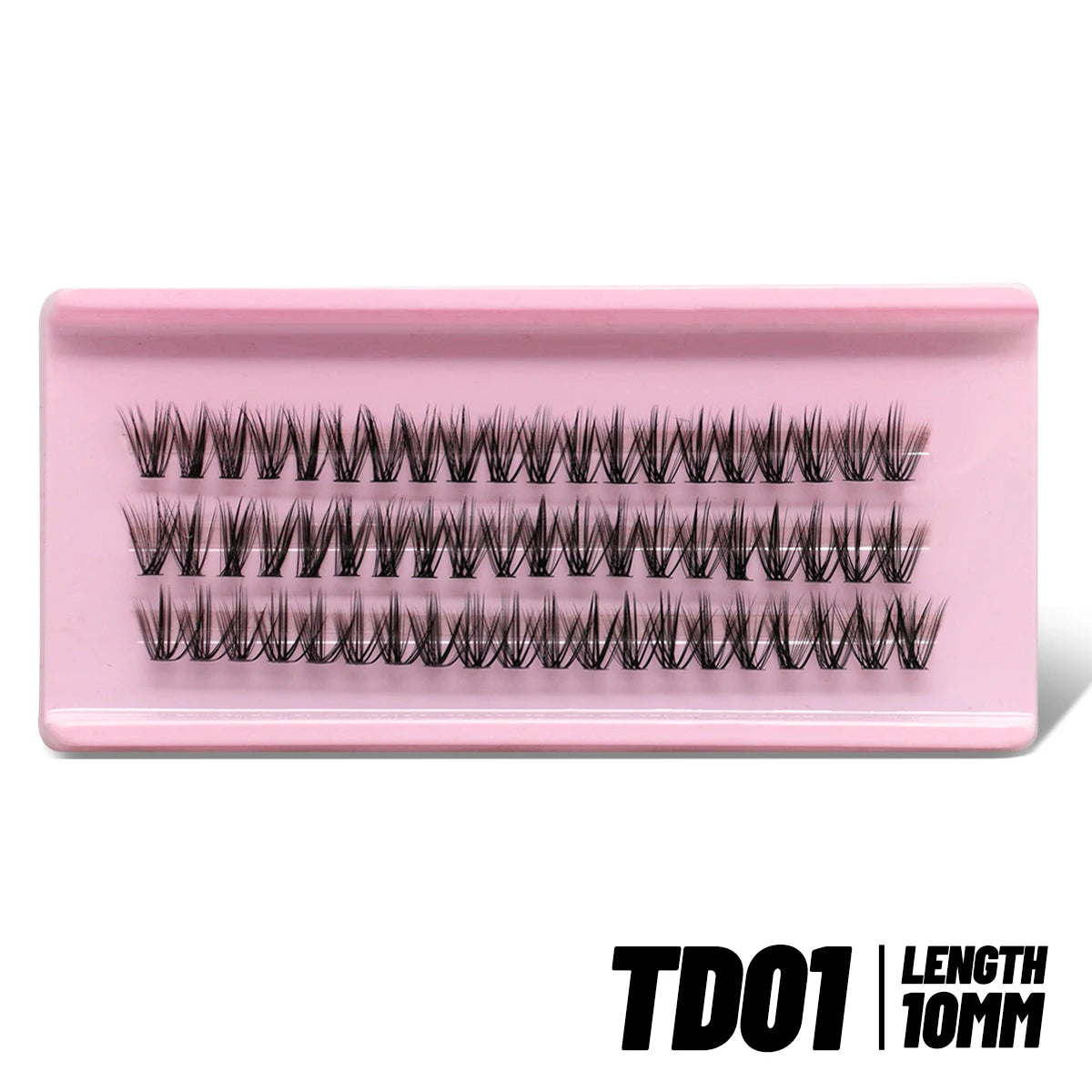GROINNEYA Cluster Lashes Natural Eyelash extension Volume Individual Lashes Mixed Tray Faux Mink Lashes Cilias Makeup