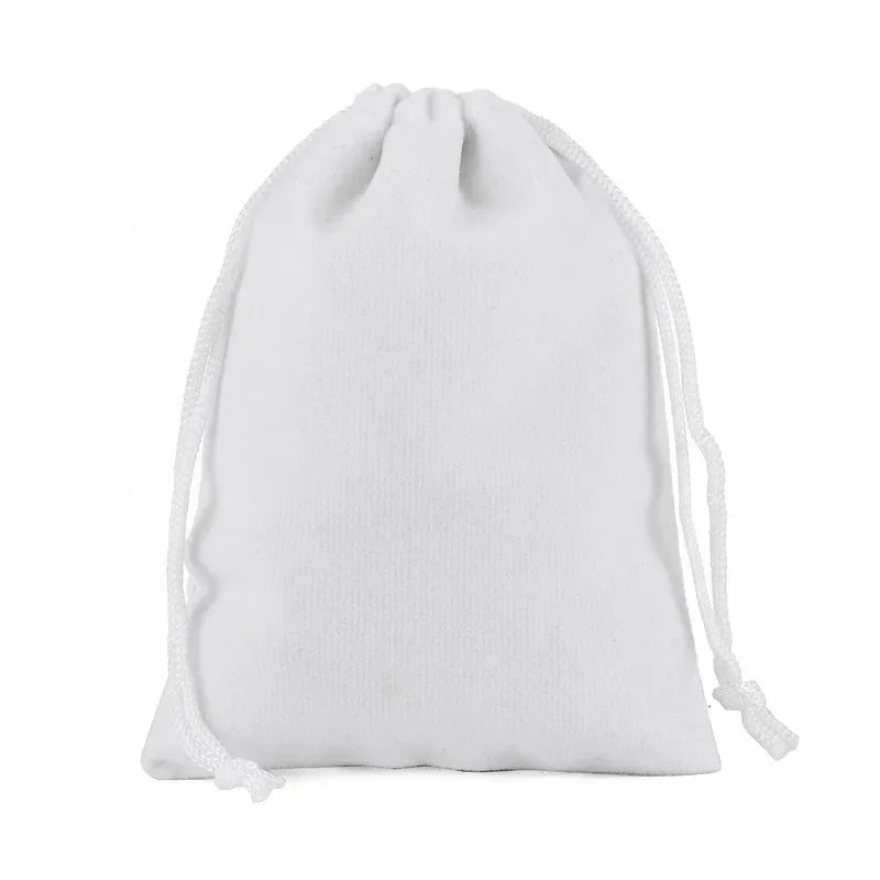 25 Pieces/Batch 15x20 10x15 13x18 9x12 7x9 5x7cm Velvet Drawstring Bag With Jewelry Bag Christmas Wedding Gift Red Velvet Bag