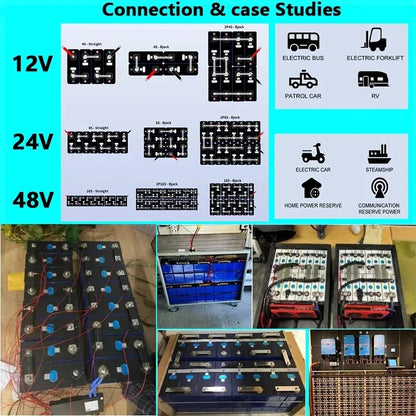 3.2V 360ah 340ah 100ah Lifepo4 Grade A battery 3C high-power energy storage rechargeable battery IY olf solar energy camping