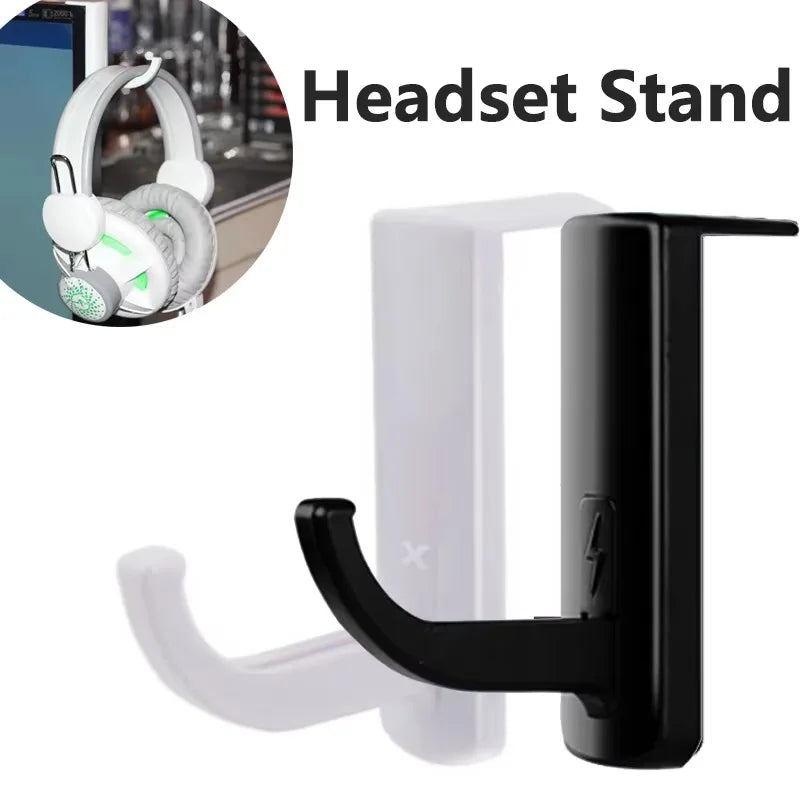 Headset Stand Durable Headphone Hanger PC Desktop Stand Table Cell Phone Holder Monitor Earphone Mounted Hook for All Headphones