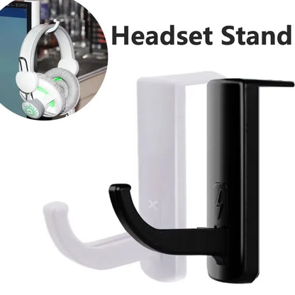 Headset Stand Durable Headphone Hanger PC Desktop Stand Table Cell Phone Holder Monitor Earphone Mounted Hook for All Headphones
