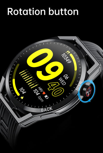 LIGE NFC 2026 New Ultra Military Smart Watch Men 1.32" IPS IP67 Waterproof ECG Smartwatch   For iOS Android Sports Smart Watches