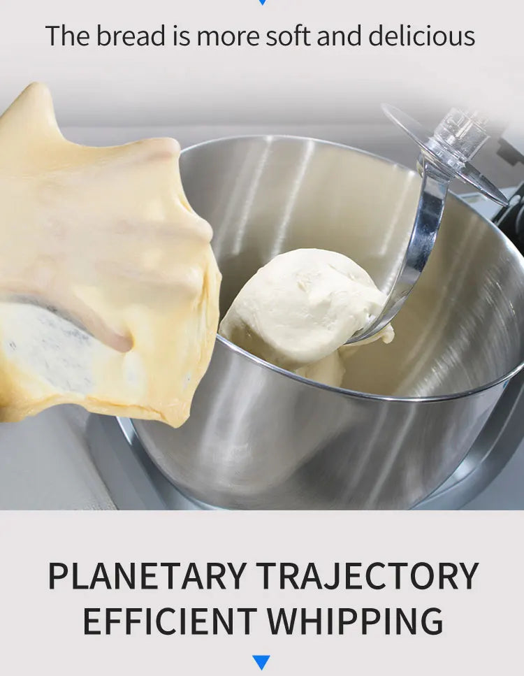 HPH2O 7L Electric Kitchen Mixer Machine 1500w Stand Mixer Dough Mixer Blender Mixer Planetary Home Appliance