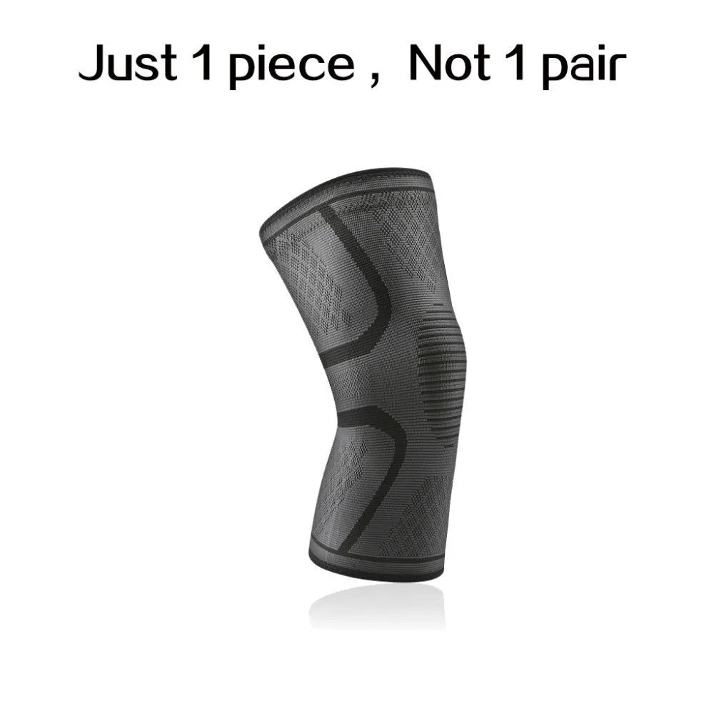 WOSWEIR-1 PC Elastic Knee Pads Nylon Sports Fitness Kneepad Fitness Gear Patella Brace Running Basketball Volleyball Support