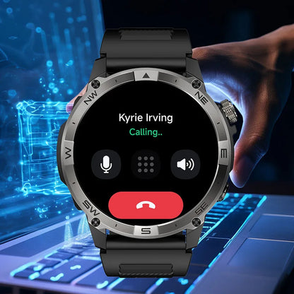 NORTH EDGE NEW GPS Smart Watch 1.43'' HD AMOLED Display Built-in GPS Altitude Barometer Compass Bluetooth Phone Call Smartwatch