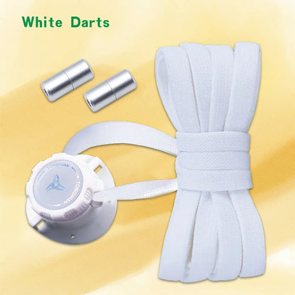 Automatic Flat Shoelaces Without ties casual shoes Swivel Buckle Laces Adults Kids Sneakers No Tie Shoe laces