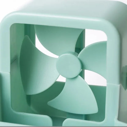 Ventilateur Hanging Add Ice Cup Summer Plastic Mini Fan Portable Fan Cooling Tool DIY Water Tower Cooling Product Home Accessory