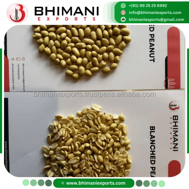 Wholesale Red Skin a Grade Dried Peanuts Bulk Raw 100% Natural India GMO Free APEDA Certified 25/30/50kg Woven Bag