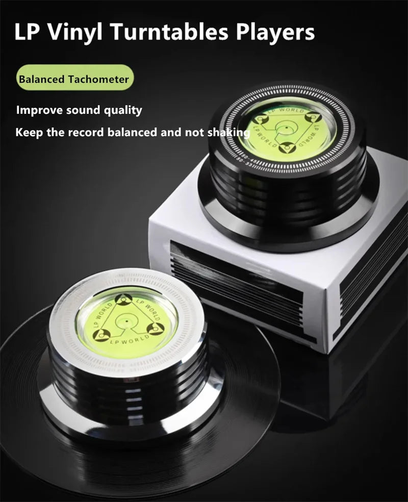 50Hz Alloy LP Vinyl Record Player Disc Turntable Stabilizer Level Aluminum Weight Clamp Music Player Consumer Electronics