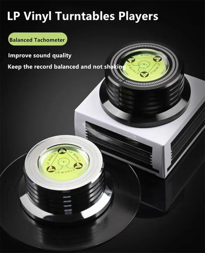 50Hz Alloy LP Vinyl Record Player Disc Turntable Stabilizer Level Aluminum Weight Clamp Music Player Consumer Electronics