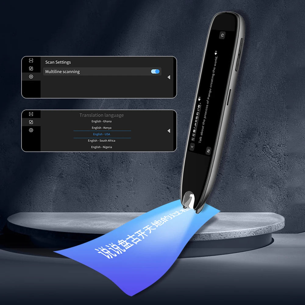 Translation Pen 142 Languages Smart Voice Translator Device Intelligent Scanning Point Reading Recording Pen for Teacher Student