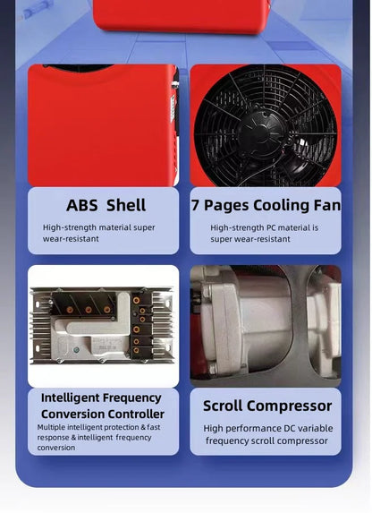 DC 12V 24V Rooftop Air Conditioners Mini Air Conditioner For Truck Car RV