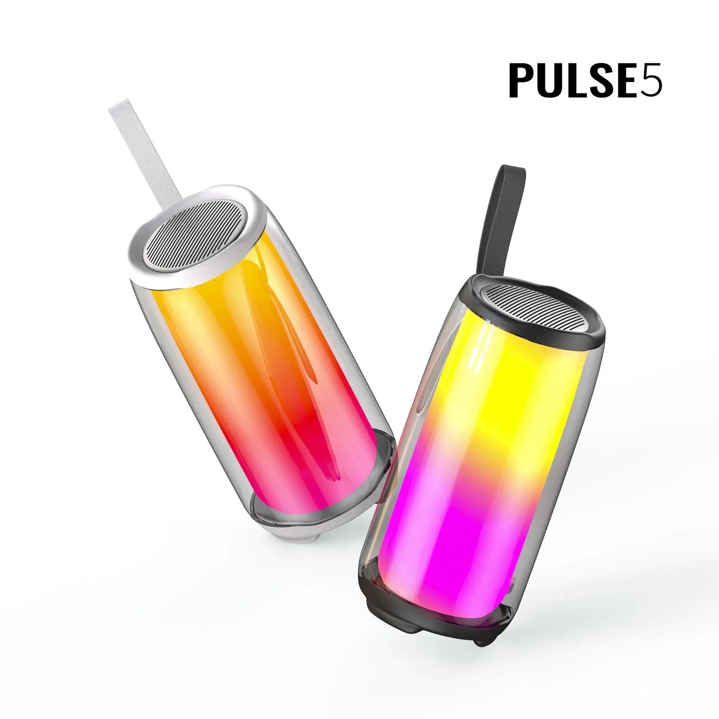 PULSE 5 Family K Song Bluetooth Speaker Portable Column RGB Atmosphere Lamp Audio Boombox Outdoor Waterproof Subwoofer With Mic