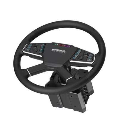 MOZA TSW Truck Wheel Bundle with R9 V3 base and SR-P pedals Euro Truck Simulator 2 (ETS) Steering Wheel