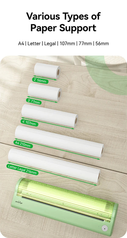 PeriPage P80 Portable Printers Wireless for Travel, Bluetooth Mobile Printer Portable Compatible with Phone & Laptop