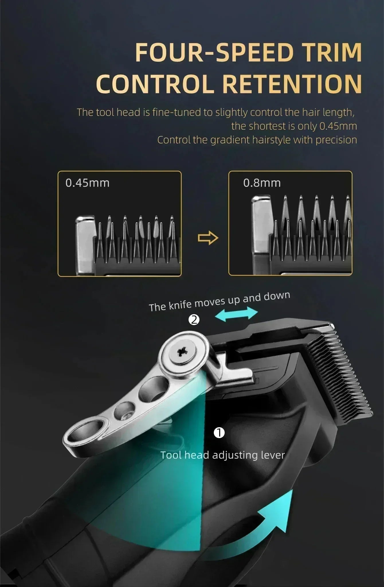 Kemei KM-2296 KM-2299 KM-T95 Professional Hair Clipper Kit or Blade Shaver Male Hair Cutting Machine Men’s Trimmer Machine