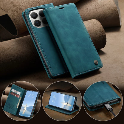 For Xiaomi 15T Pro 15T CaseMe Magnetic Retro Leather Flip Wallet Stand Cover With Card Slot for Xiaomi Mi 15 T Pro