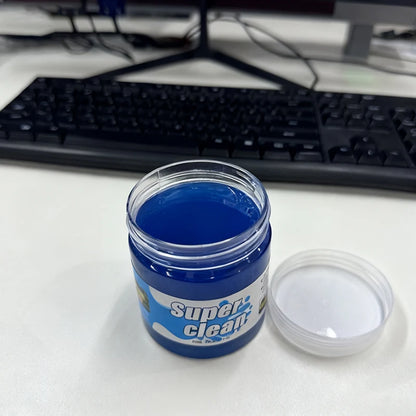Eco-Friendly Reusable Blue Cleaning Gel, Multi-Purpose Dust Cleaner Gel for Keyboard, Car Vents & Small Gaps