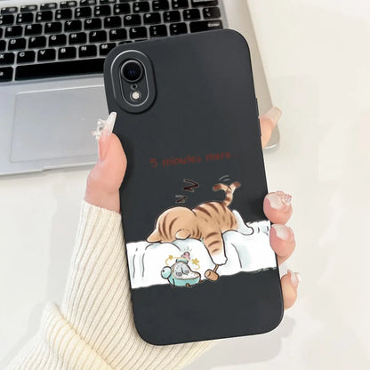 For iPhone X XR XS SE 2020 Case iPhoneX Liquid Soft Silicone Case For iPhone x s XR Back Cover For iphone se 2020 Phone Bumper