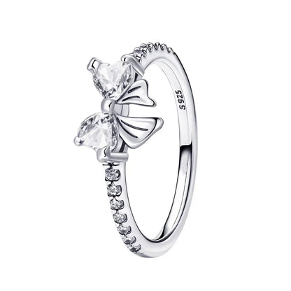 Vintage Moissanite Rings 925 Sterling Silver 6 Claws Cubic Zirconia Heart Crown Rings for Women Anniversary Fine Jewelry Gifts