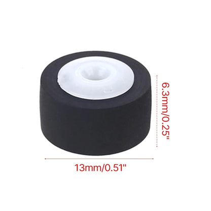 13mmx8x2 Car Press Belt Cartridge Audio Radio Tape Recorder Movement Rubber Pinch Roller Stereo Cassette Deck Wheel
