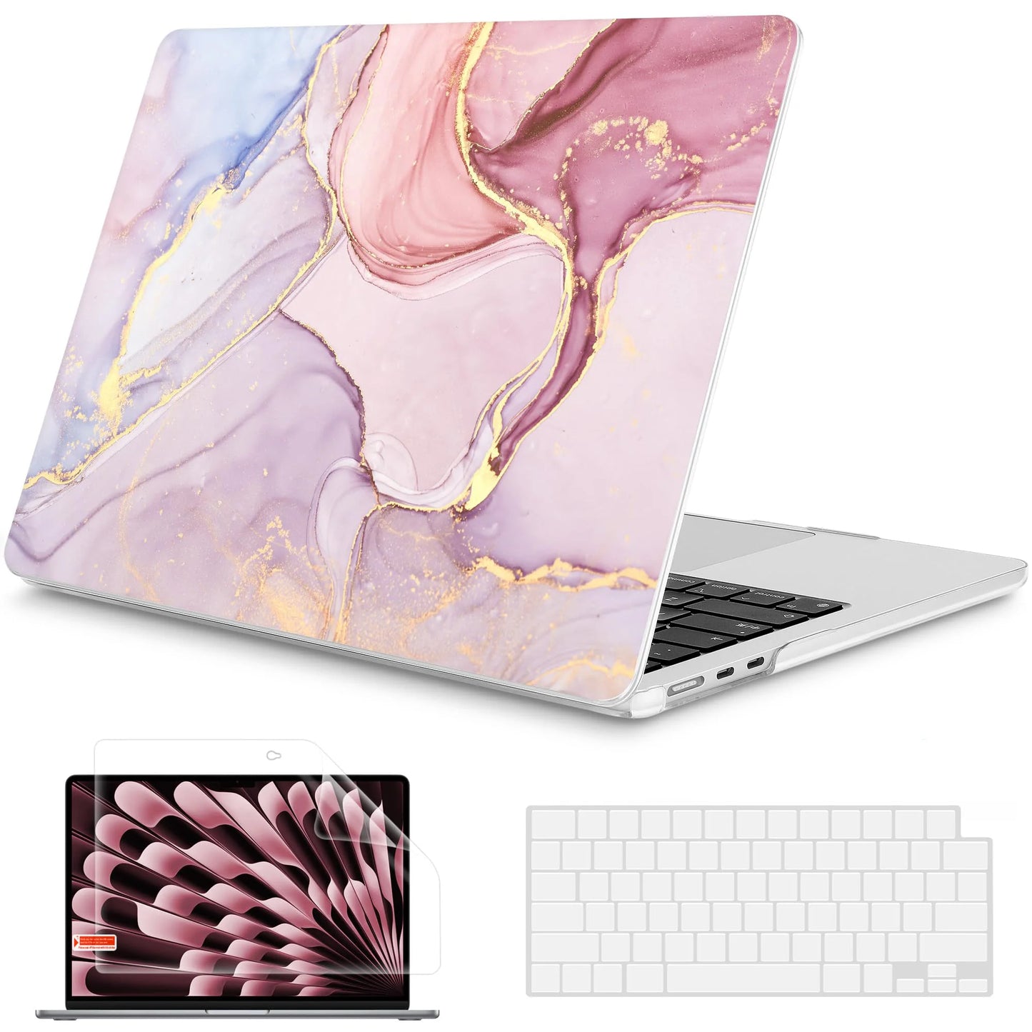 Laptop Case for Macbook Air 13 A2337 2020 M1 Chip Pro 13 A1278 2022 M2 Air 13.6 M2 for Macbook Pro 14 case M4 2023 M3 Pro 16