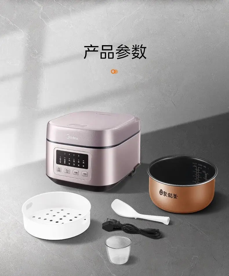 4L Smart Rice Cooker with Timer Function, Household Energy-Saving Soup and Porridge Cooker, Multifunctional Rice Cooker