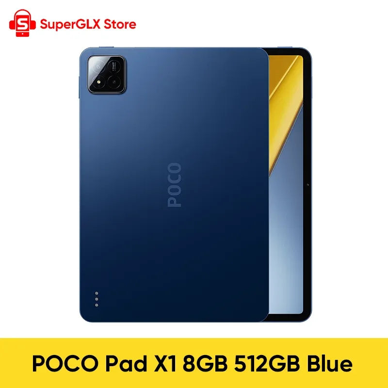 Global Version POCO Pad X1 Tablets Snapdragon 7+ Gen 3 11.2'' 144Hz Display 13MP 8850mAh 45W Turbo Charging 8GB 512GB Wi-Fi