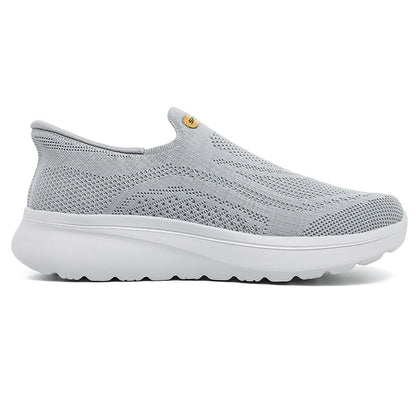 Men Women Slip on Walking Shoes Breathable Mesh Knit Loafers Lightweight Non Slip Comfort Casual Sports Sneakers Walking