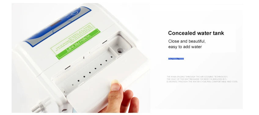 Water Circulation Bed Ice Sleeping Pad Water-cooled Refrigeration Mattress Cooling Fan Conditioner Air Conditioning Cooler EU US