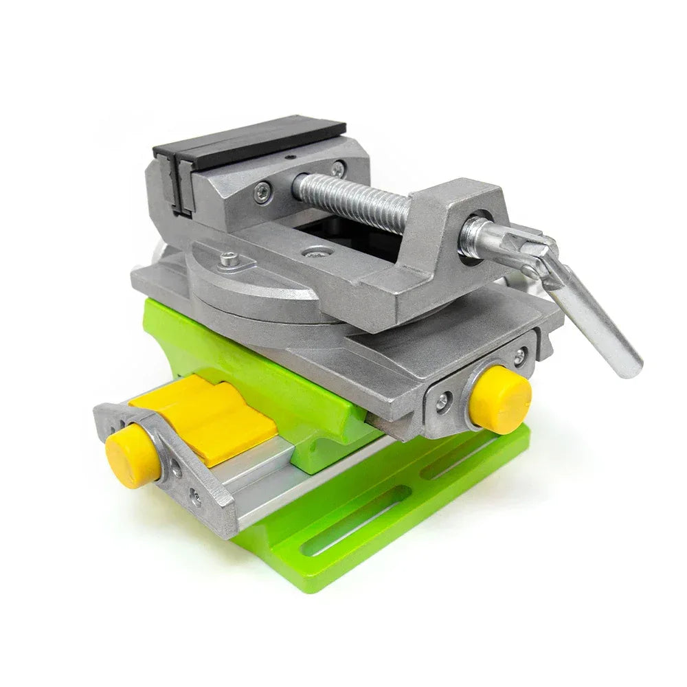 ALLSOME 2 in 1 Milling Drilling Precision Vise Swivel Base Table Aluminium Alloy Compound Worktable
