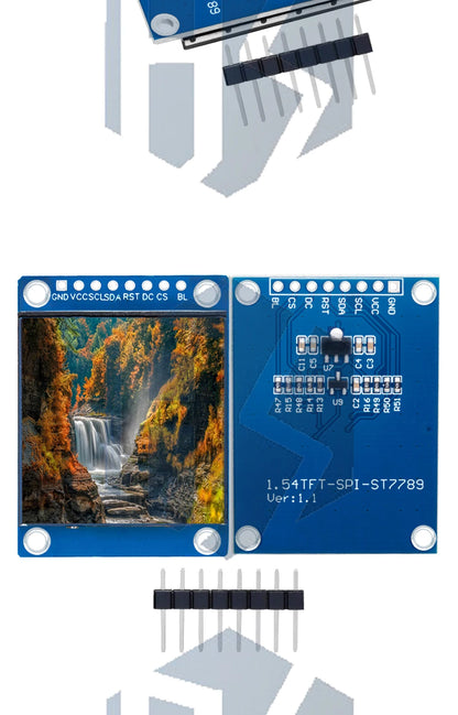 1.54 Inch 1.54" Full Color TFT Display Module HD IPS LCD LED Screen 240x240 SPI Interface ST7789 For Arduino