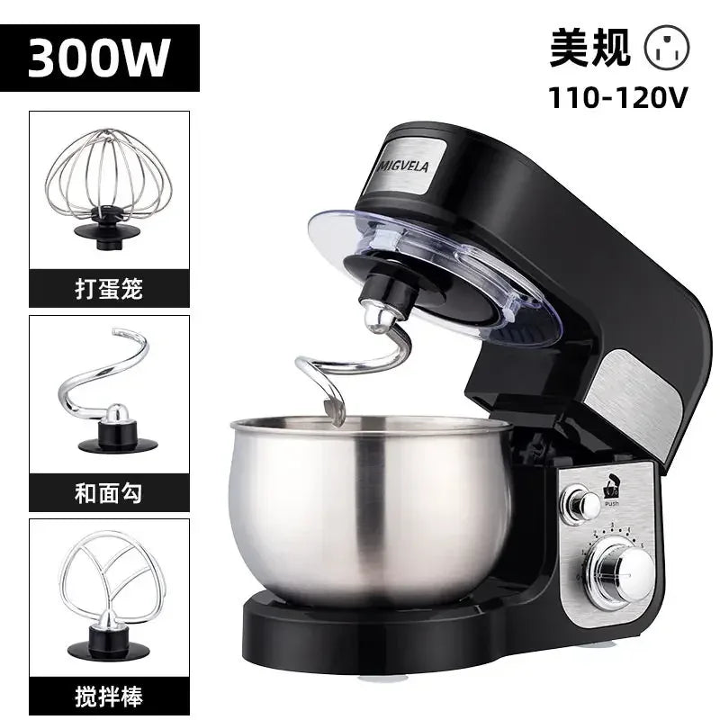110V/220V Dragon Stand Mixer Small Household Multi-function Dough Kneader Cream Whisker Automatic LAB