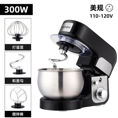 110V/220V Dragon Stand Mixer Small Household Multi-function Dough Kneader Cream Whisker Automatic LAB
