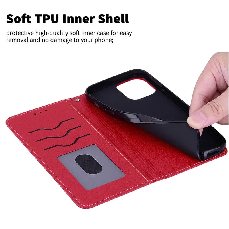 For Poco X7 Pro Case Leather Wallet Phone Case For Xiaomi Poco X7 Pro 5G Case Book Coque Fundas Cover For Poco X7 Pro 5G Bumper