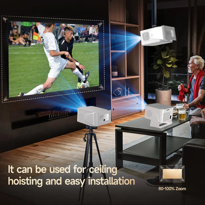 Magcubic Android 14 900ANSI Projector Auto Focus Native 1080P Support 8K With Wifi6 BT5.4 2+16G Portable Movie Outdoor HY350Max