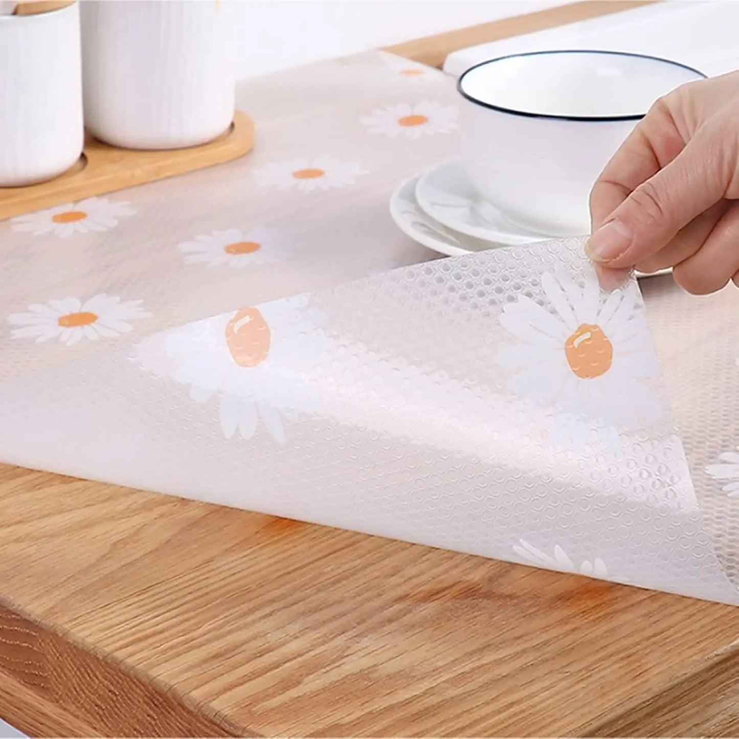 30/100cm Drawer Mat Shelf Cover Liners Non Slip Waterproof Closet Placemat Table Pad Cabinet Oil-proof Liners Non-Adhesiv