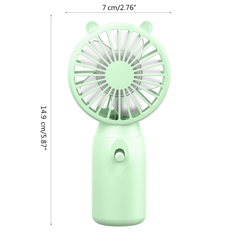 Portable Fan Convenient Creative Small Fan Pocket Hand-held Fan Lightweight AA Battery Handheld Mini Fan Air Coolers