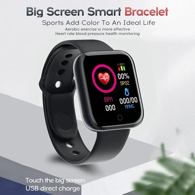 Watch Bluetooth Pro Smart Fitness Tracker Sports Watch Heart Rate Monitor Blood Pressure Smart Watch Bracelet for Android IOS
